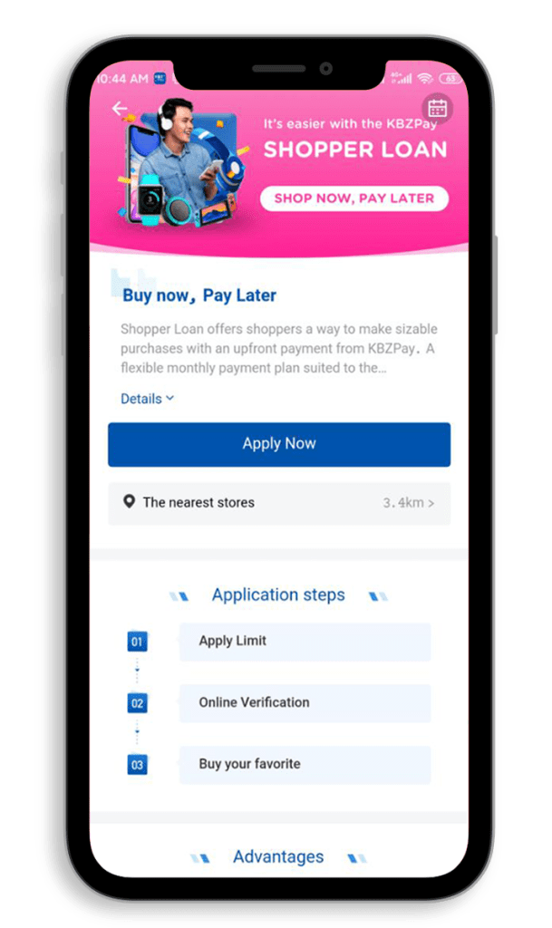 KBZPay Shopper Loan - KBZPay