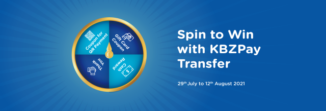 Spin to Win with KBZPay Tranfer