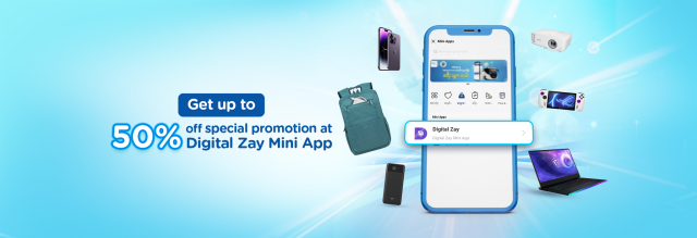 Buy at KBZPay’s Digital Zay Mini Apps and Get up to 50% off special promotion