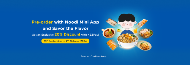 Pre-order with NooDi Mini App and Savor the Flavor